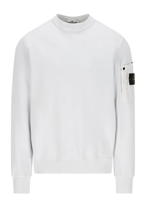 Stone Island pocket logo sweatshirt - White