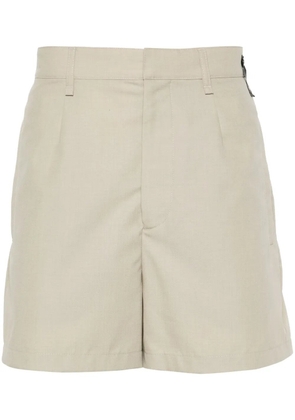 FENDI wool bermuda shorts - Neutrals