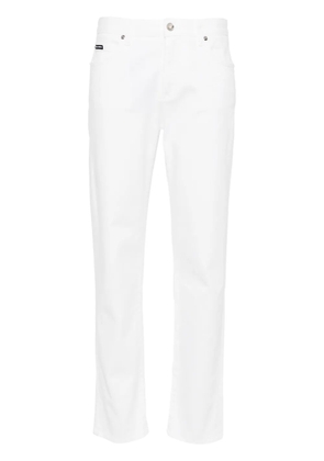 Dolce & Gabbana Audrey slim-leg jeans - White