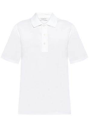 Lanvin cotton polo shirt - White