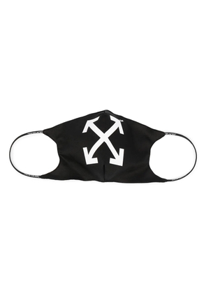 Off-White Arrows logo face mask - Black