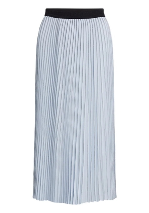 Karl Lagerfeld pleated midi skirt - Blue