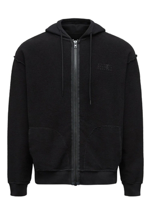 MM6 Maison Margiela cotton hooded jacket - Black