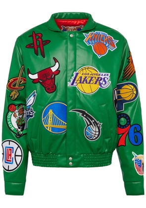 Jeff Hamilton x NBA Collage jacket - Green