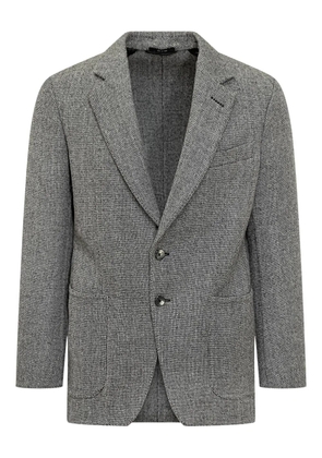 TOM FORD chevron-pattern single-breasted blazer - Black