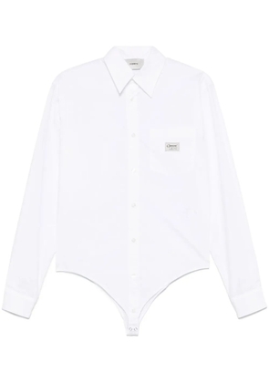 Coperni shirt-style bodysuit - White