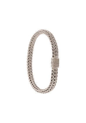 John Hardy Classic Chain 6.5mm diamond pavé bracelet - Silver