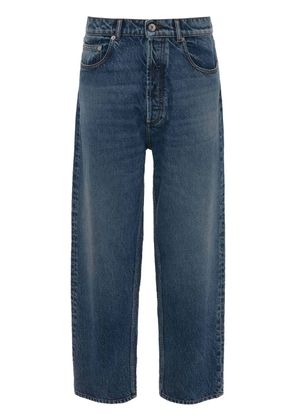 JW Anderson cropped straight-leg denim trousers - Blue