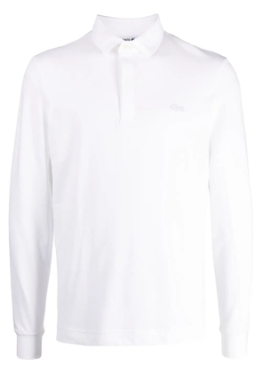Lacoste Smart Paris logo-patch polo shirt - White