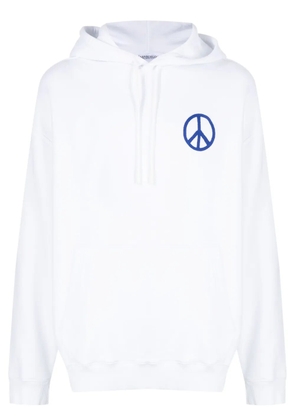 COUNTY OF MILAN County Peace printed hoodie - White