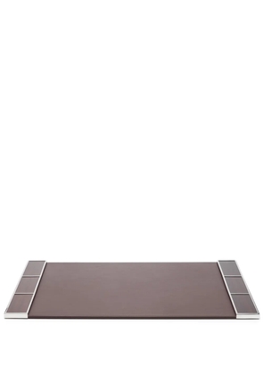 Ralph Lauren Home Hilding leather desk blotter - Brown