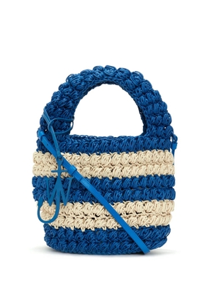 JW Anderson Anchor charm woven handbag - Blue