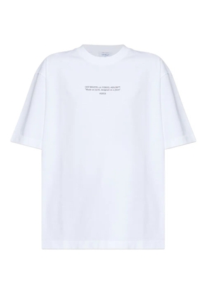 Off-White short-sleeve cotton t-shirt