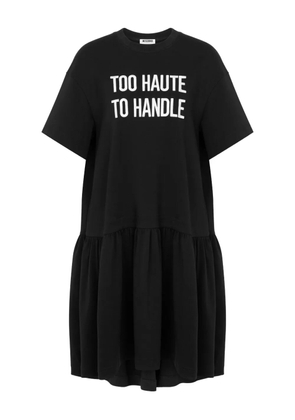 Moschino cotton tiered mini day dress - Black