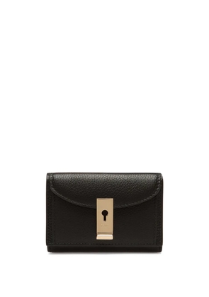 Bally logo-plaque leather wallet - Black