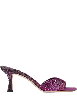 Jimmy Choo 70mm Skye mules - Purple