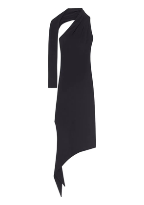 Courrèges Slash crepe maxi dress - Black