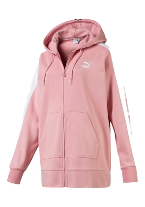 PUMA Classics Tape T7 zip-up hoodie - Pink