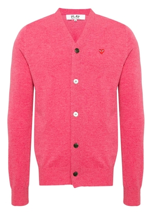 Comme Des Garçons Play wool cardigan - Pink