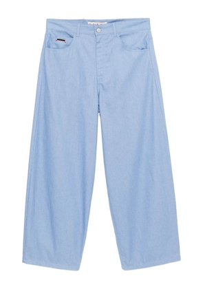 Marni cotton wide-leg trousers - Blue