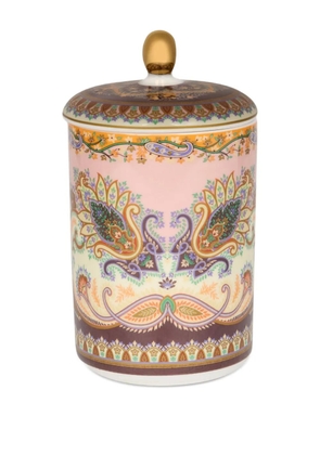 ETRO HOME porcelain candle jar (9cm) - Pink