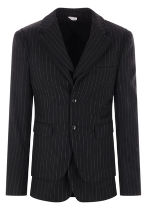 Comme des Garçons Homme Plus striped blazer - Black