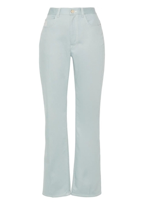 FENDI high-rise straight-leg jeans - Blue