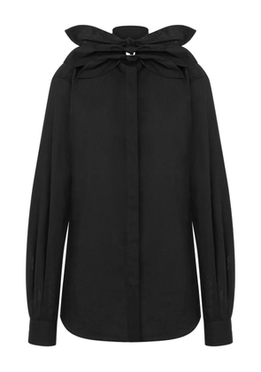 Moschino bow-detail shirt - Black