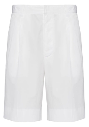 Prada Cotton Bermudas - White