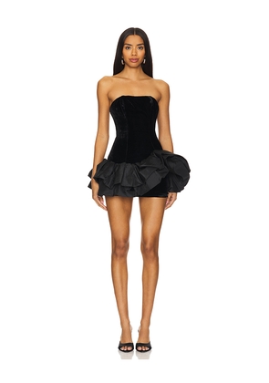 NBD Ella Strapless Ruffle Dress in Black. Size XS. Also in M.