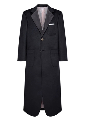Thom Browne Notched-collar coat - Black