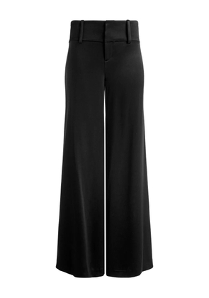 alice + olivia low-rise wide-leg trousers - Black
