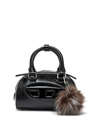 Diesel logo-embossed tote bag - Black