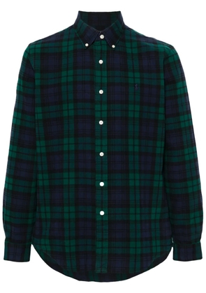 Polo Ralph Lauren plaid brushed Oxford shirt - Blue