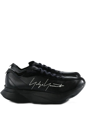 Y-3 Adios Pro 3.0 LX signature-detail leather trainers - Black