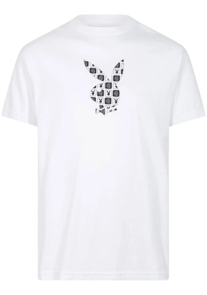 Anti Social Social Club x Playboy X Checkered 'White' crew neck T-shirt