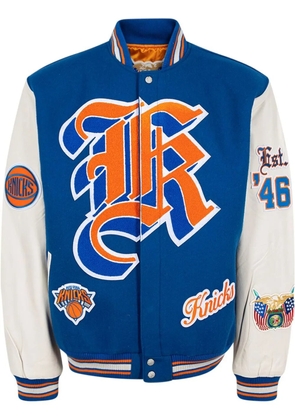 Jeff Hamilton x New York Knicks bomber jacket - White