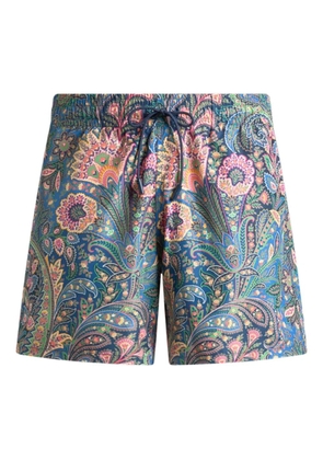 ETRO paisley-print swim shorts - Blue