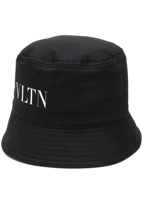 Valentino Garavani logo-print bucket hat - Black