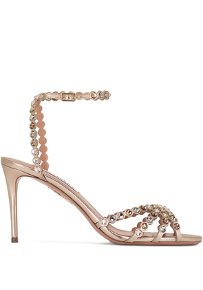 Aquazzura Tequila stiletto sandals - Gold