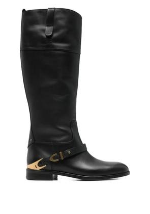 Golden Goose Charlie buckled knee-high boots - Black