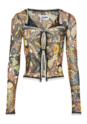 Jean Paul Gaultier long-sleeves cardigan - Brown