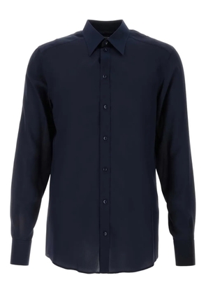 Dolce & Gabbana crepe silk shirt - Blue