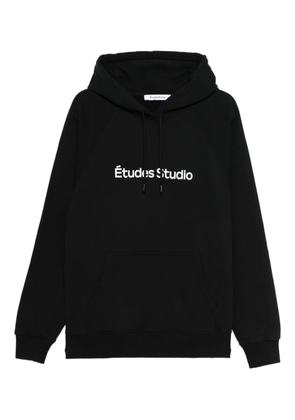 Études Studio logo-print hoodie - Black