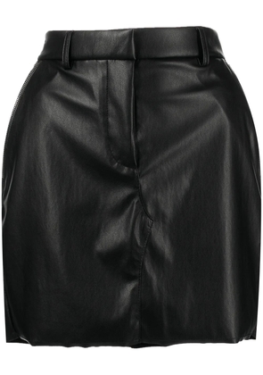 RTA vegan leather Tamires mini-skirt - Black