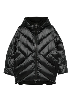 Moorer Wanita-Hc zip-fastening coat - Black