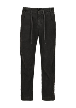 Hannes Roether drawstring pleated trousers - Grey