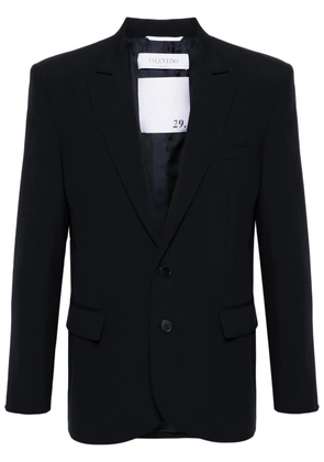 Valentino Garavani notched-lapels single-breasted blazer - Blue