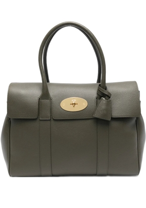 Mulberry Bayswater flap-top leather tote bag - Green