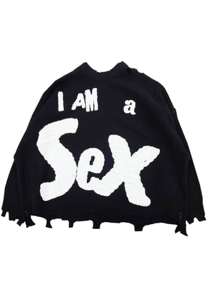 SAINT MXXXXXX x Sex Pistols embroidered sweater - Black